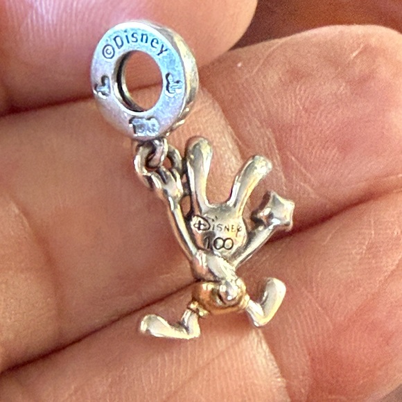 Disney Silver and Gold Rabbit Bracelet Charm - Picture 4 of 8